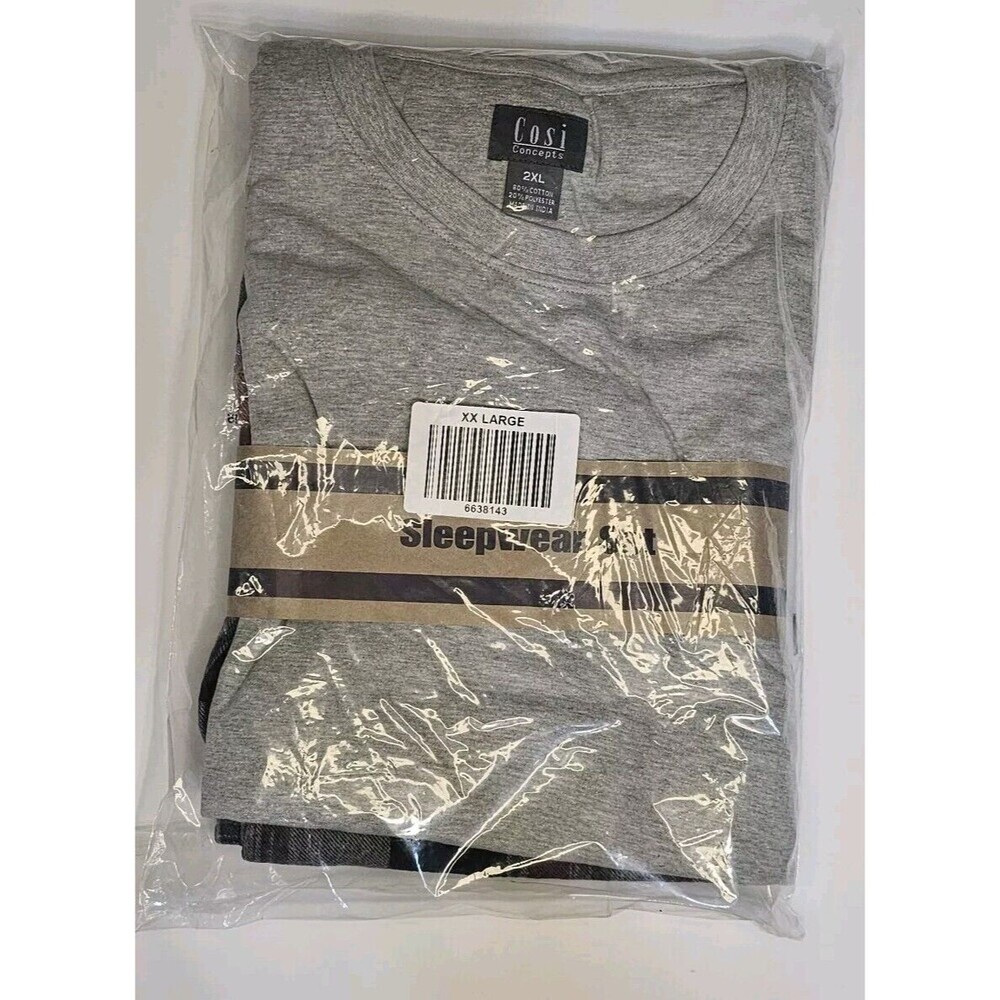 Men Cosi Concepts Sleepwear Set Of 1 Shirt‎ And 1 Pant 2XL